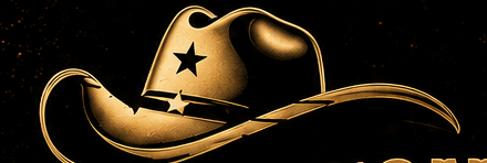 Gold cowboy hat